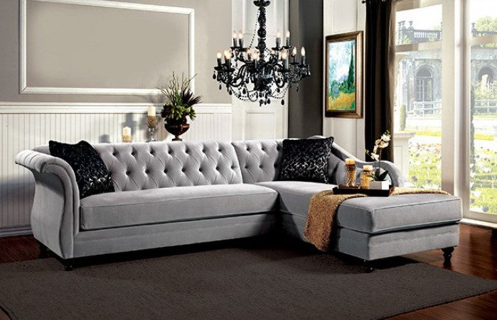 Rotterdam Warm Gray RAF Sectional Sofa