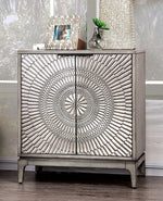 Kamalah Antique Gray Wood Nightstand