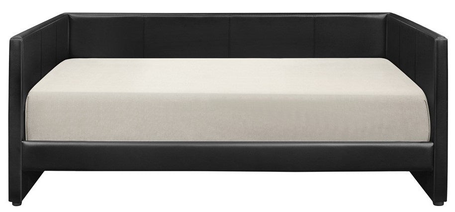 Arin Black Vinyl Twin Daybed