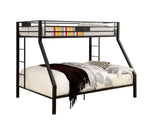 Claren Black Metal Twin XL/Queen Bunk Bed