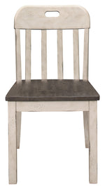 Clover 2 Gray/Weathered White Wood Side Chairs