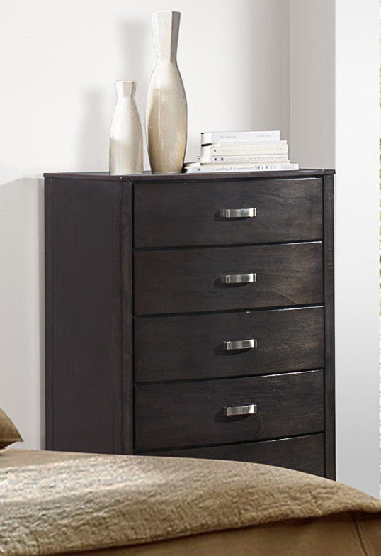 Lyric Brownish Gray Wood Chest