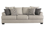 Velletri Pewter Fabric Sofa (Oversized)