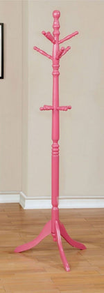 Prismo Pink Wood Coat Rack