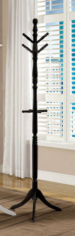 Putnam Black Wood Coat Rack