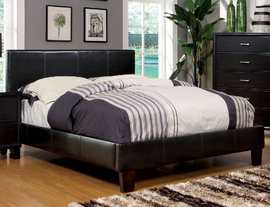 Winn Park Espresso Leatherette Full Bed