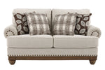 Harleson Wheat Fabric Loveseat