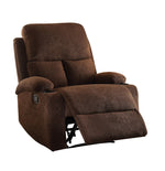 Rosia Chocolate Linen Manual Recliner