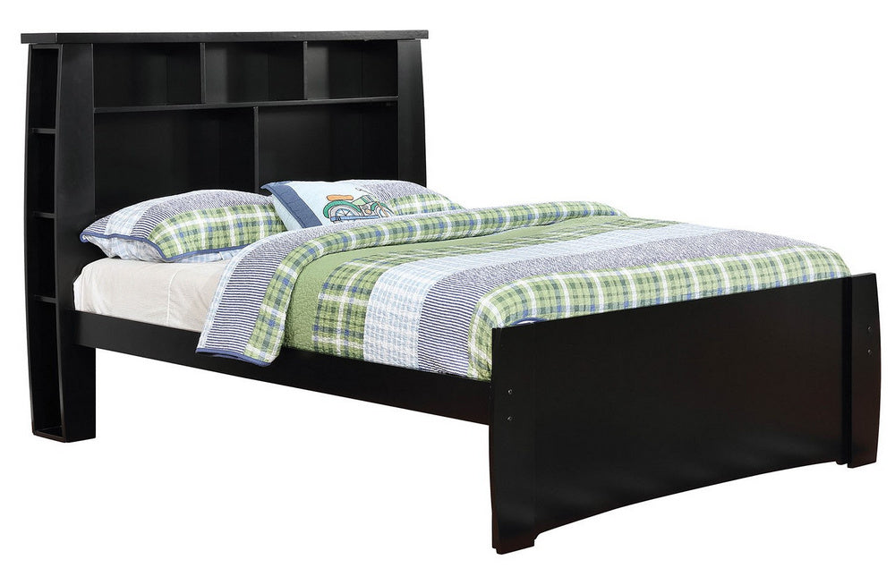 Marlee Black Wood Full Bed