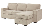 Darton 2-Pc RAF Sectional with Pop-Up Bed