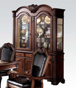 Chateau De Ville Cherry Wood/Glass Buffet with Hutch