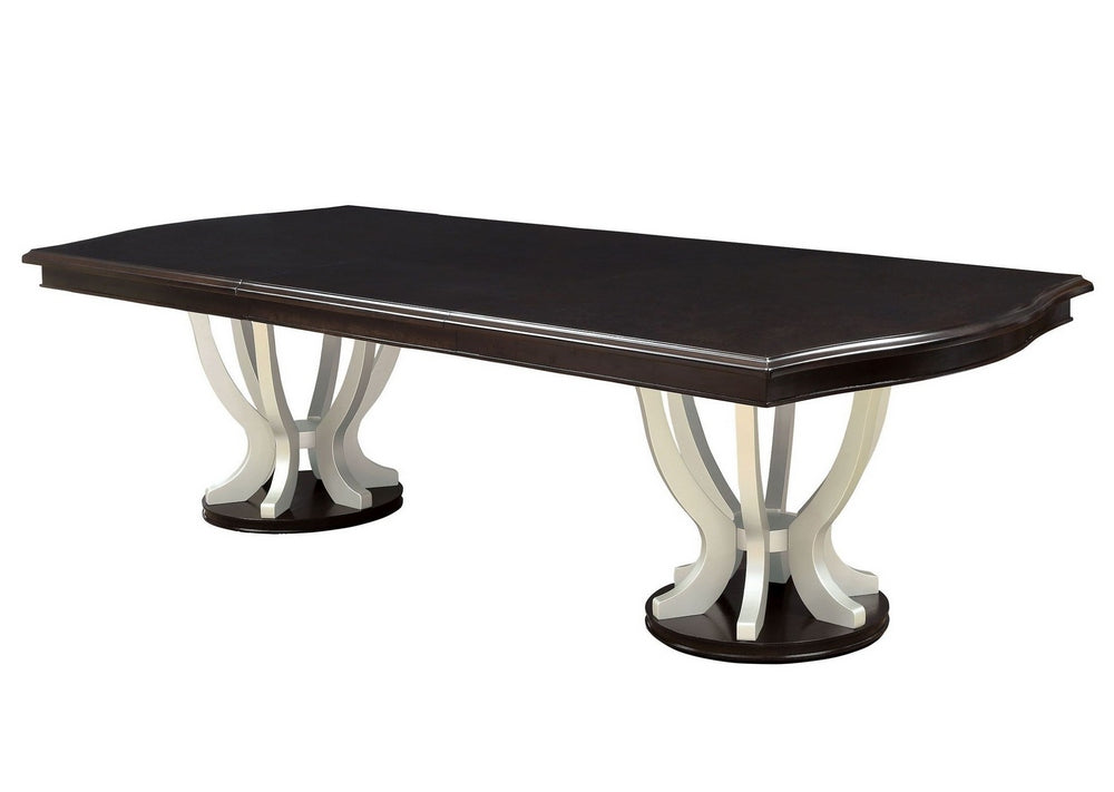 Ornette Espresso/Silver Wood Dining Table