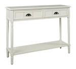 Goverton White Wood Console Sofa Table