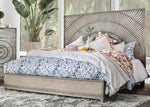 Kamalah Antique Gray Wood Queen Bed