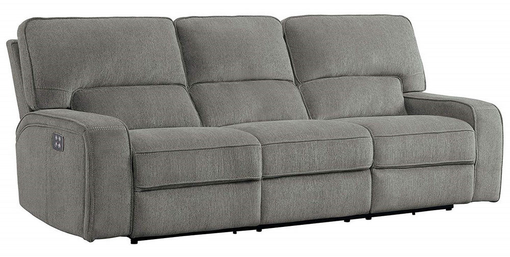 Borneo Mocha Fabric Power Recliner Sofa