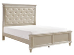 Celandine Silver Wood/Bi-Cast Vinyl Full Bed