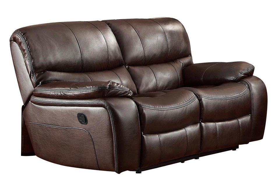 Pecos Brown Power Recliner Loveseat