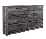 Baystorm Gray Wood 6-Drawer Dresser