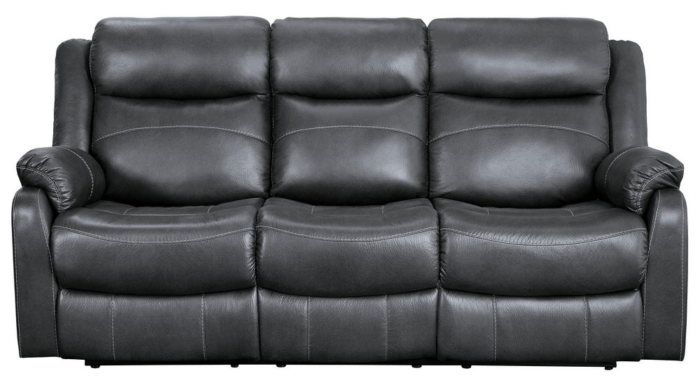 Yerba Dark Gray Manual Recliner Sofa