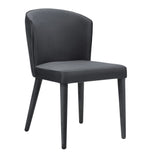 Metropolitan Grey Velvet Side Chair