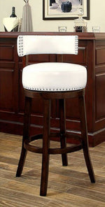 Shirley 2 Dark Oak/White 29" Bar Stools