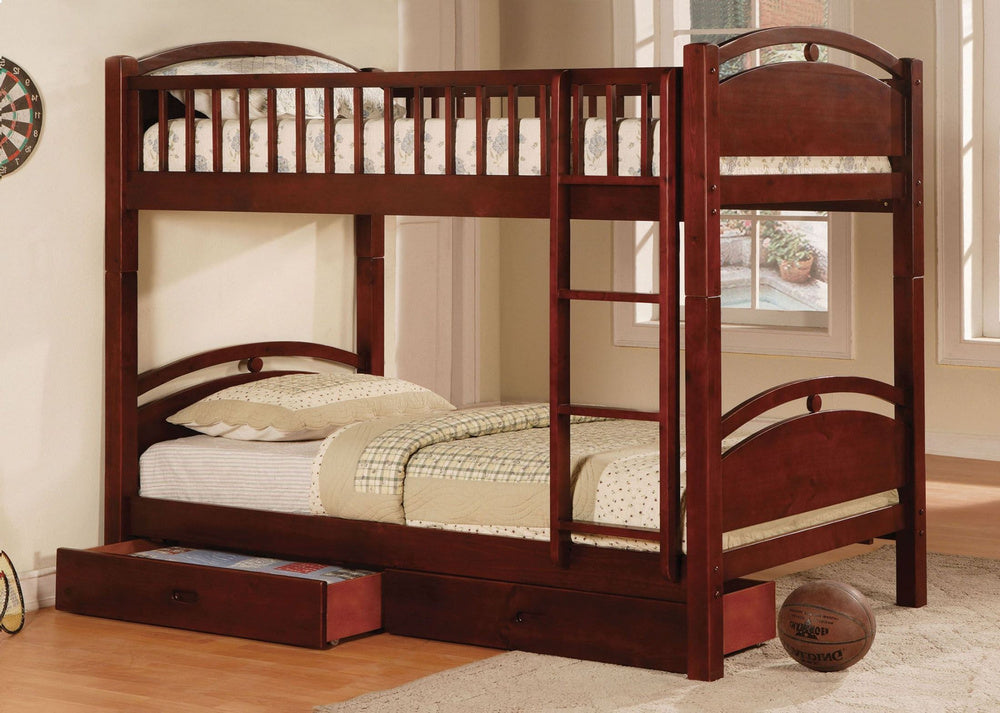 California I Twin/Twin Bunk Bed with 2 Drawers