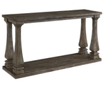 Johnelle Gray Wood Sofa Table