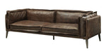 Winchester Chocolate Top Grain Leather 2-Seat Sofa (Oversized)