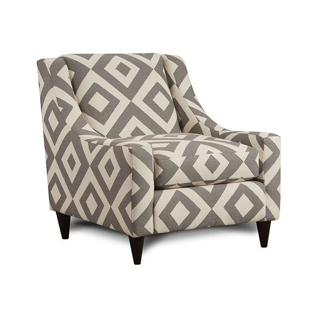 Parker Diamond Pattern Fabric Chair