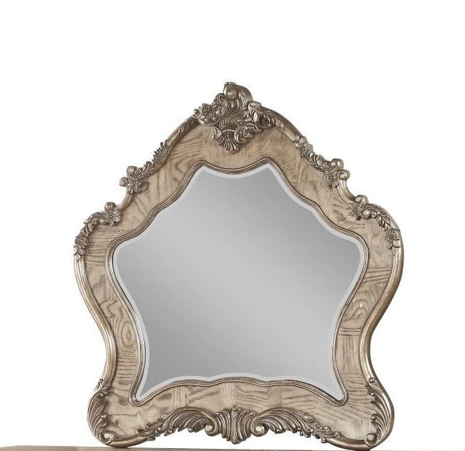 Ragenardus Vintage Oak Wood Frame Mirror