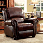 Turton Brown Top Grain Leather Match Chair