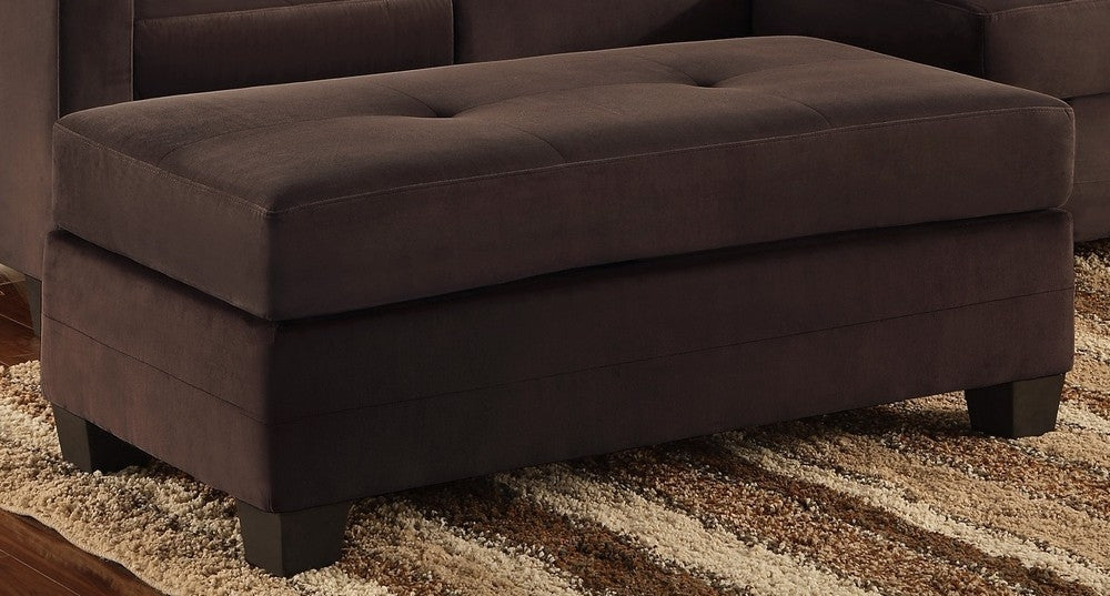 Phelps Coffee Microfiber Ottoman