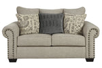 Zarina Jute Fabric Loveseat