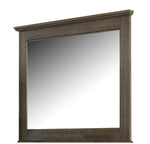 Juararo Dark Brown Wood Dresser Mirror