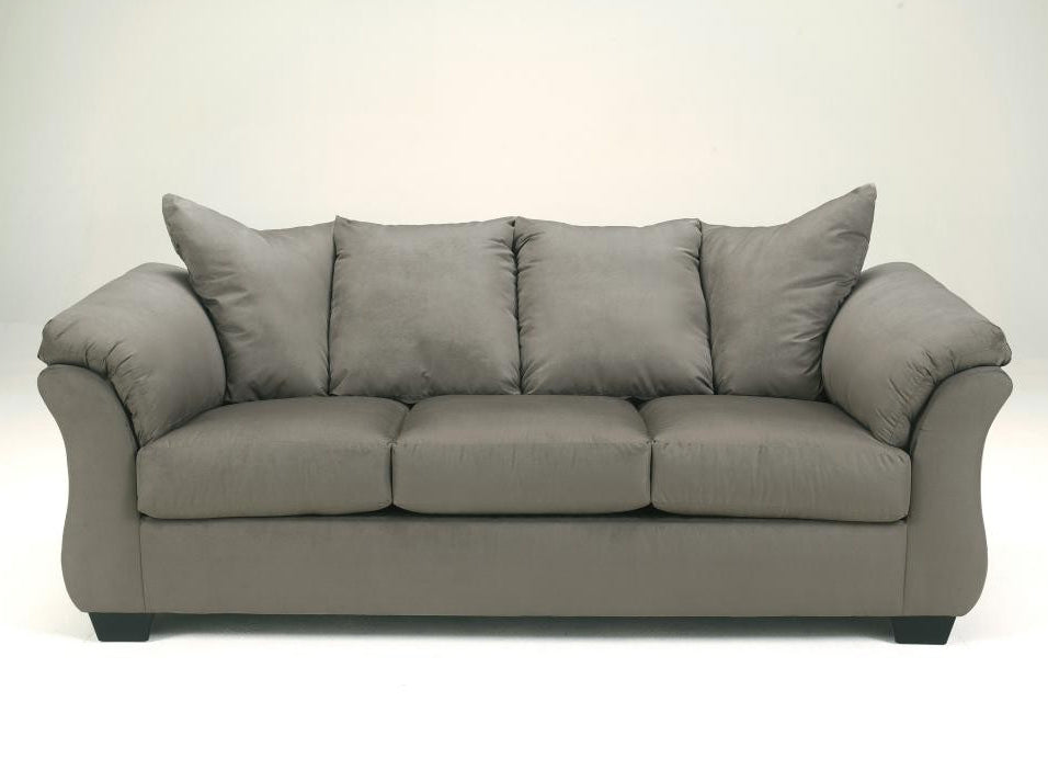 Darcy Cobblestone Fabric Sofa (Oversized)