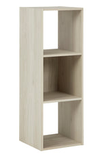 Socalle Natural Tone Wood 3-Cube Organizer