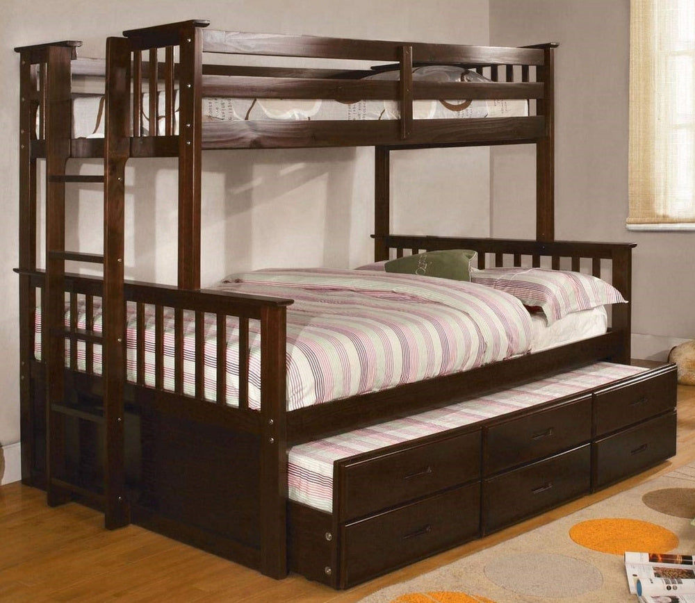 University I Twin/Full Bunk Bed with Trundle