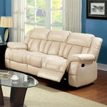 Barbado Ivory Manual Recliner Sofa