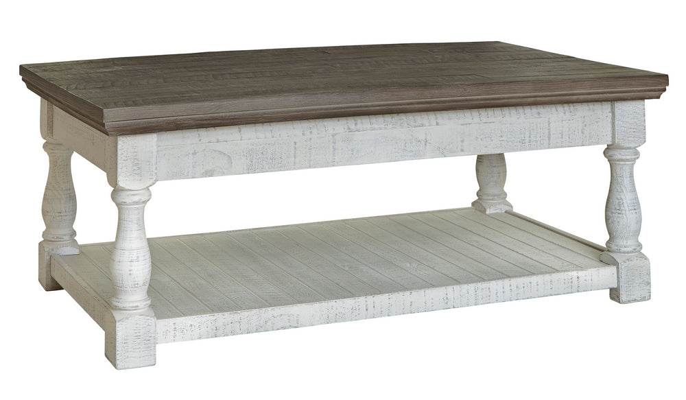 Havalance Two-Tone Wood Lift-Top Coffee Table