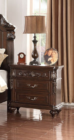 Chiarina Dark Brown Wood Nightstand