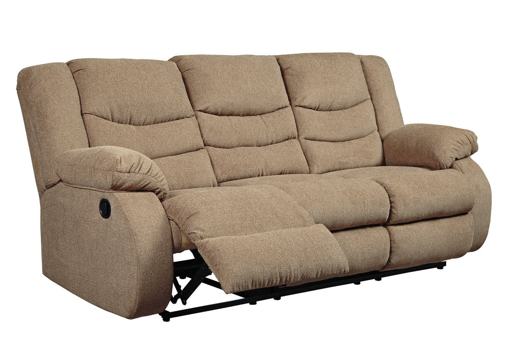 Tulen Mocha Chenille Manual Recliner Sofa