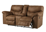 Boxberg Bark Faux Leather Manual Recliner Loveseat