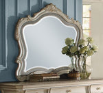 Chantelle Pearl White Wood Frame Mirror