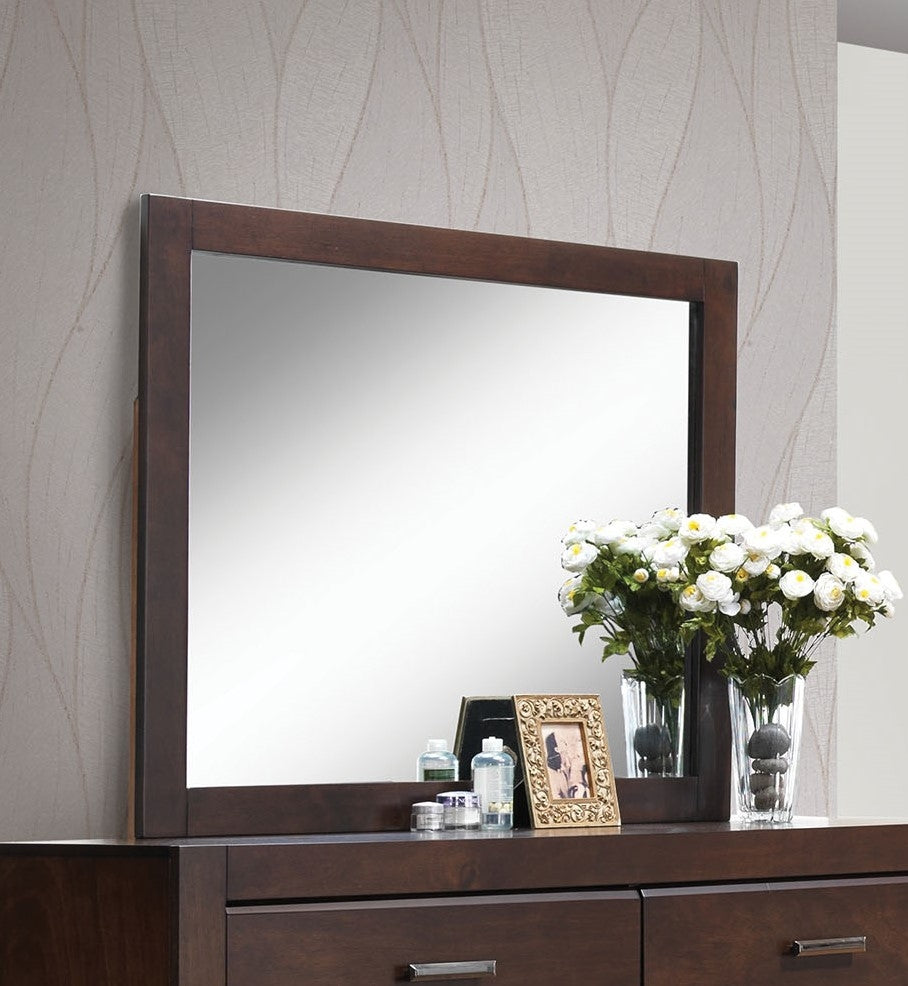 Oberreit Walnut Wood Frame Mirror