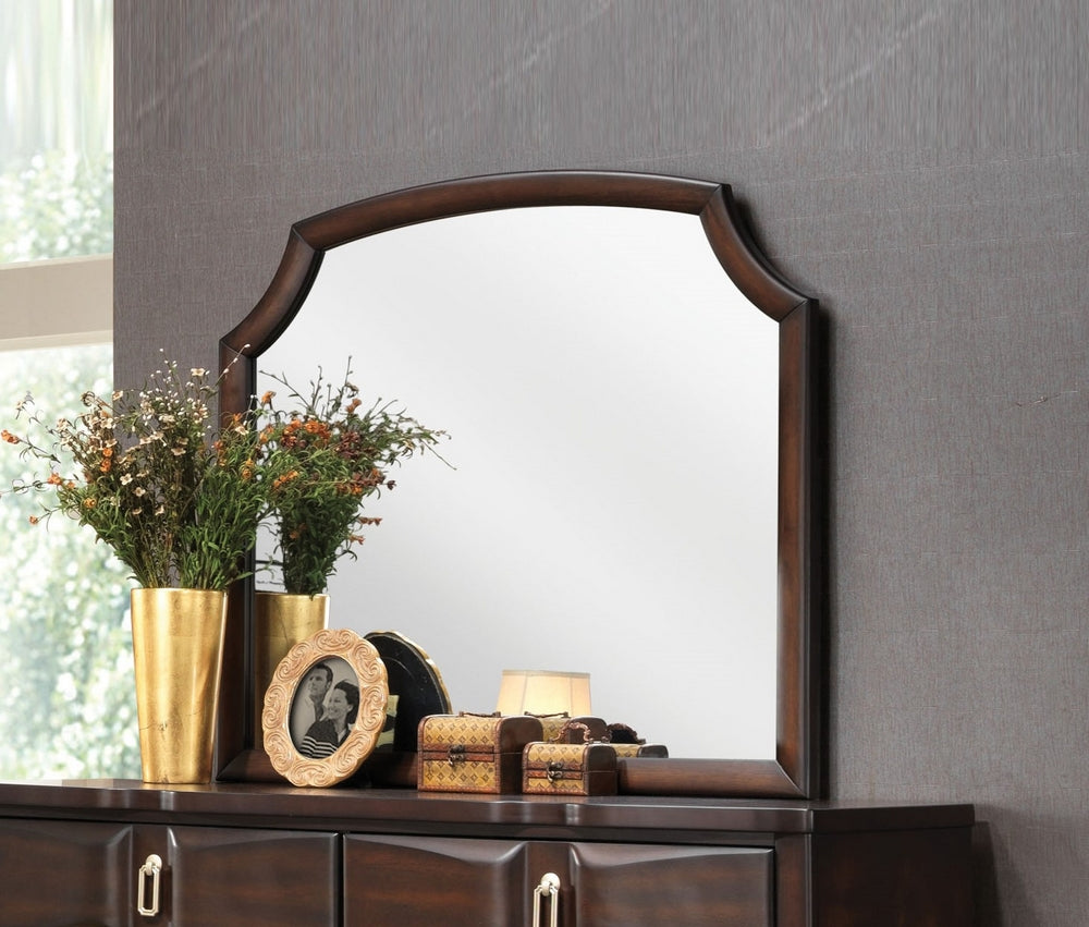 Lancaster Espresso Wood Frame Mirror