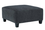 Abinger Smoke Chenille Oversized Accent Ottoman