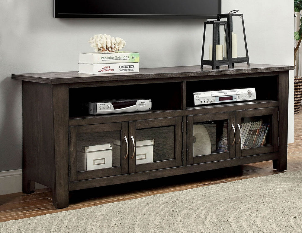 Alma Gray Wood 60" TV Stand