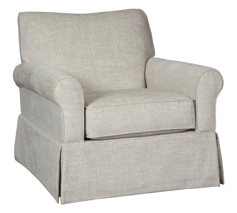 Searcy Quartz Swivel Glider Accent Chair