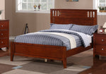 Rosario Cherry Wood Twin Panel Bed