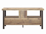 Aadhya Weathered Pine Wood 48" TV Console